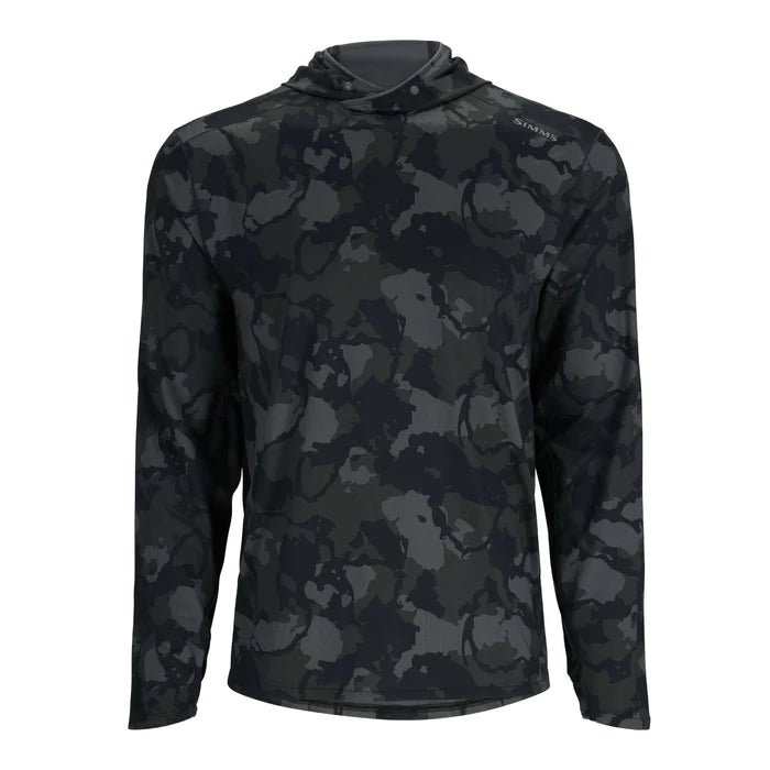 Simms Solarflex Hoody - Regiment Camo Carbon - LARGE - Mansfield Hunting & Fishing - Products to prepare for Corona Virus
