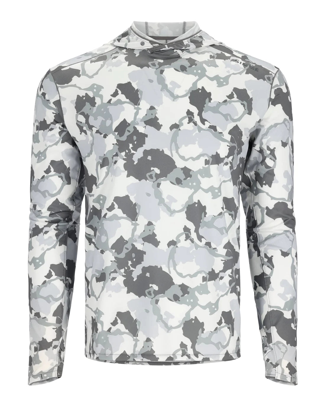 Simms Solarflex Hoody - LARGE / REGIMENT CAMO CINDER - Mansfield Hunting & Fishing - Products to prepare for Corona Virus