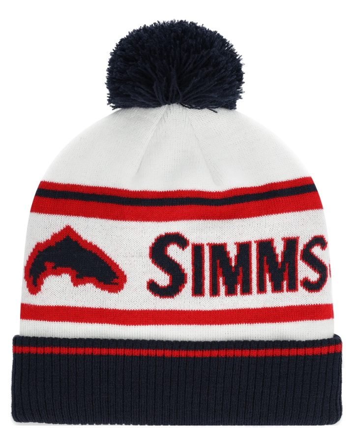 Simms Tip-Up Pom Beanie - Americana -  - Mansfield Hunting & Fishing - Products to prepare for Corona Virus