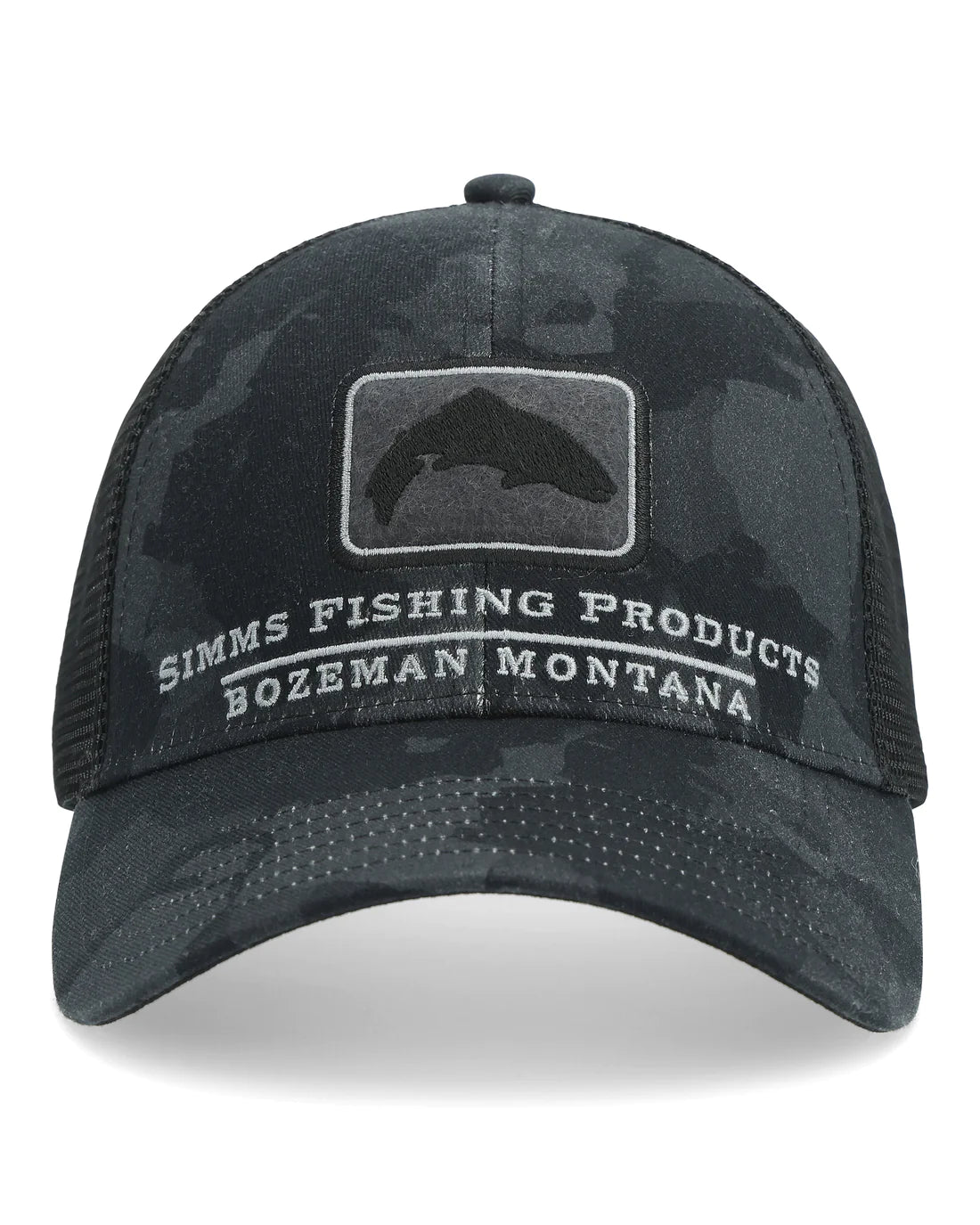 Simms Trout Icon Trucker - OSFM / REGIMENT CAMO CARBON - Mansfield Hunting & Fishing - Products to prepare for Corona Virus