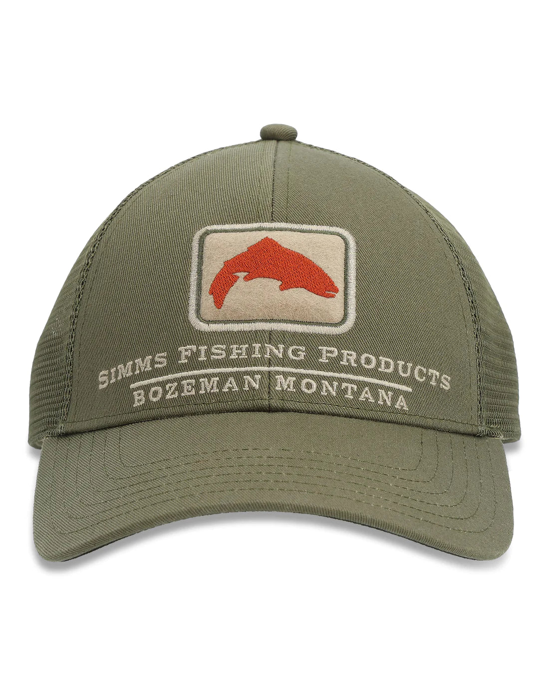 Simms Trout Icon Trucker - OSFM / RIFFLE GREEN - Mansfield Hunting & Fishing - Products to prepare for Corona Virus
