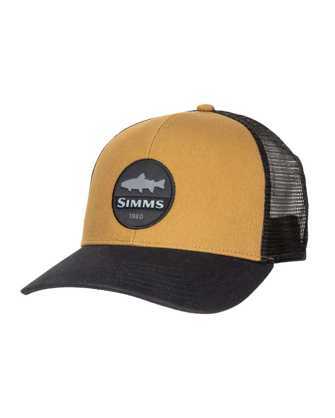 Simms Trout Patch Trucker - OSFM / DARK BRONZE - Mansfield Hunting & Fishing - Products to prepare for Corona Virus