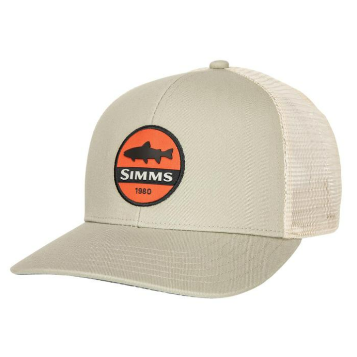 Simms Trout Patch Trucker - OSFM / KHAKI - Mansfield Hunting & Fishing - Products to prepare for Corona Virus