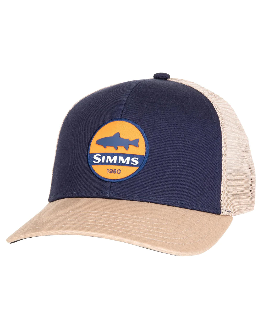 Simms Trout Patch Trucker - OSFM / NAVY - Mansfield Hunting & Fishing - Products to prepare for Corona Virus