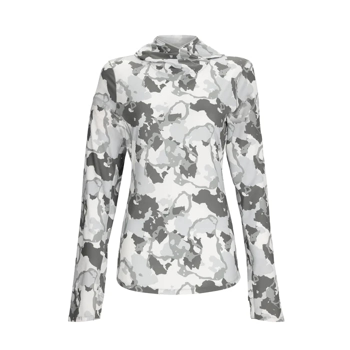 Simms Womens Solarflex Hoody - LARGE / REGIMENT CAMO CINDER - Mansfield Hunting & Fishing - Products to prepare for Corona Virus