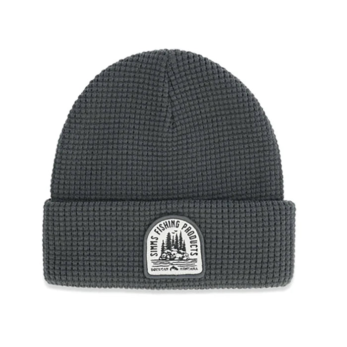 Simms Everyday Waffle Knit Beanie - SLATE - Mansfield Hunting & Fishing - Products to prepare for Corona Virus