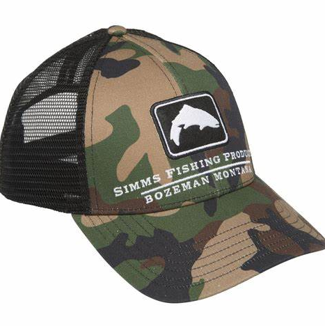 Simms Trout Icon Trucker - OSFM / WOODLAND CAMO - Mansfield Hunting & Fishing - Products to prepare for Corona Virus