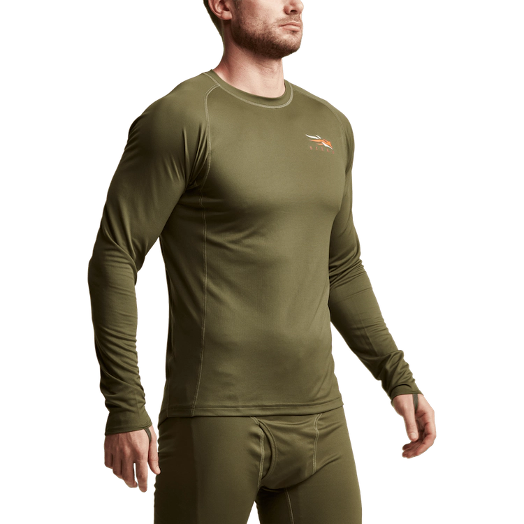 Sitka Core Lightweight Crew Long Sleeve - Pyrite -  - Mansfield Hunting & Fishing - Products to prepare for Corona Virus
