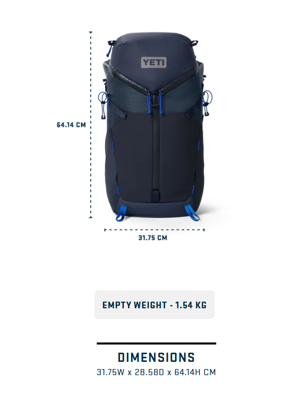 Yeti Womens Skala 40L Backpack - - Mansfield Hunting & Fishing - Products to prepare for Corona Virus