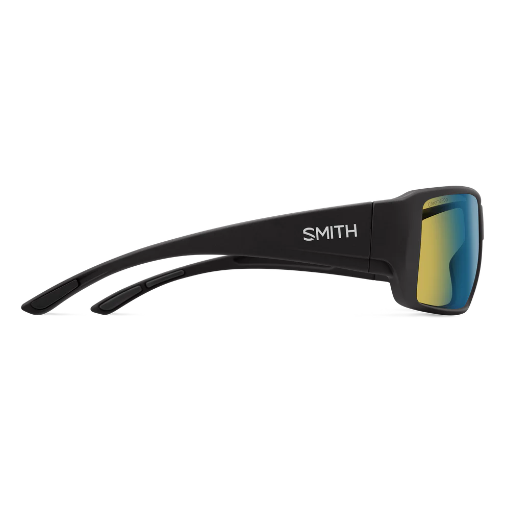 Smith Optics Guide Choice XL - Matte Black Frame Yellow Blue Chromapop Lens Sunglasses - - Mansfield Hunting & Fishing - Products to prepare for Corona Virus