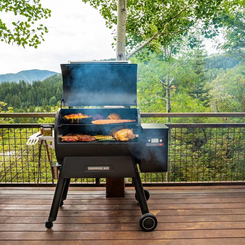 Traeger Ironwood 885 - BLACK - Mansfield Hunting & Fishing - Products to prepare for Corona Virus