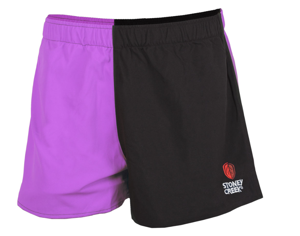 Stoney Creek Womens Jester Shorts - Purple/Black - 8 / PURPLE/BLACK - Mansfield Hunting & Fishing - Products to prepare for Corona Virus