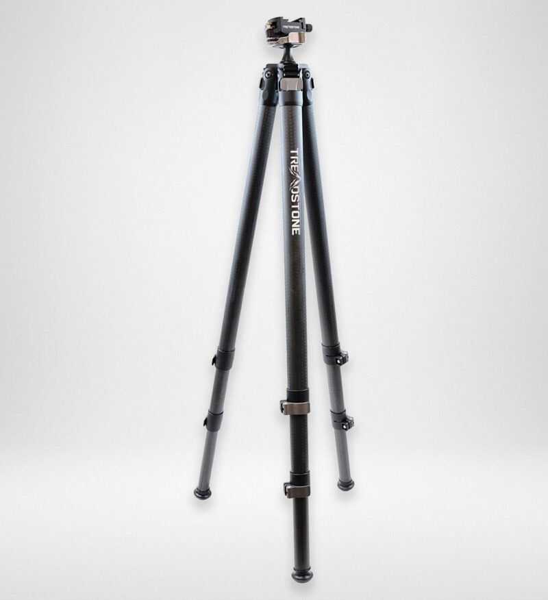 Treadstone TriGrip Carbon Tripod 26.5"- 67" Oval Tube Pic/Arca Attachment, (Lever Lock) - - Mansfield Hunting & Fishing - Products to prepare for Corona Virus