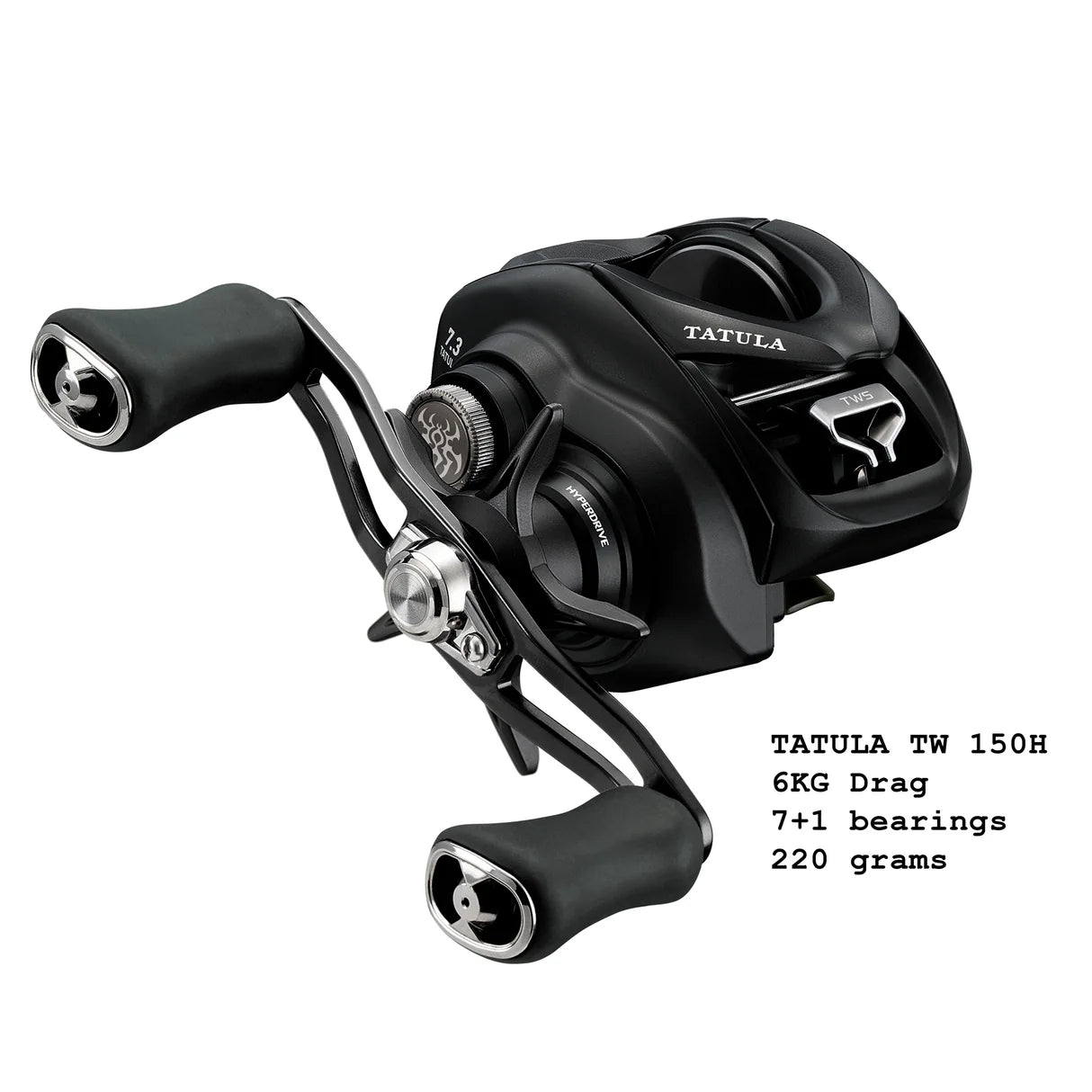 Daiwa Tatula 25 TW 150 Bait Caster Reel - - Mansfield Hunting & Fishing - Products to prepare for Corona Virus