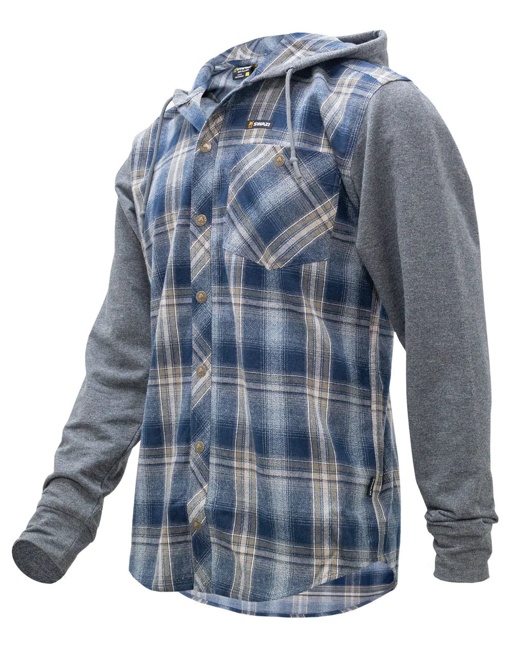 Swazi Apprentice Hooded Shirt - XS / NAVY - Mansfield Hunting & Fishing - Products to prepare for Corona Virus