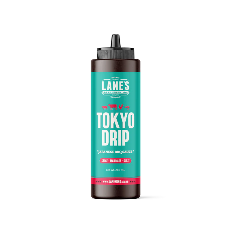 Lanes BBQ Sauce - Tokyo Drip - 285ML - Mansfield Hunting & Fishing - Products to prepare for Corona Virus