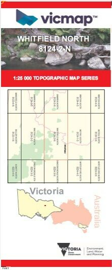 Vic Map - Whitfield North 8124-2-N -  - Mansfield Hunting & Fishing - Products to prepare for Corona Virus