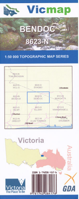 Vicmap - Bendoc 8623-N -  - Mansfield Hunting & Fishing - Products to prepare for Corona Virus