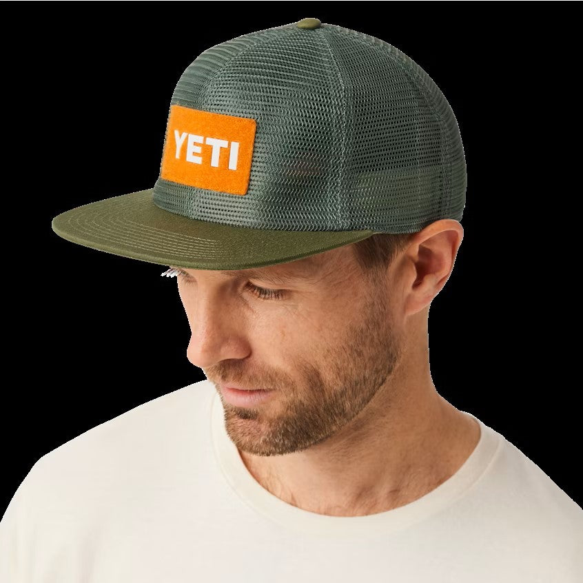 Yeti Velcro B Mesh Hat - OLIVE - Mansfield Hunting & Fishing - Products to prepare for Corona Virus