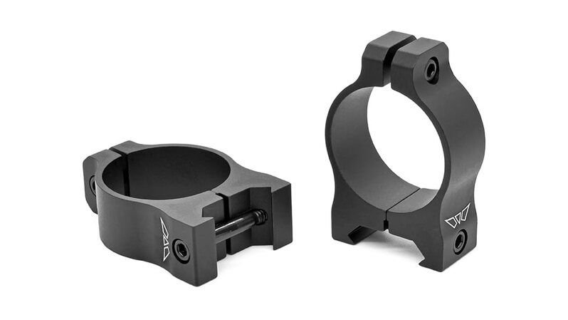 Warne Vapor 30mm Low Matte Weaver Rings - - Mansfield Hunting & Fishing - Products to prepare for Corona Virus