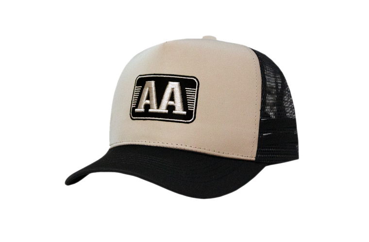 Winchester AA Bone and Black Country Trucker Cap - - Mansfield Hunting & Fishing - Products to prepare for Corona Virus