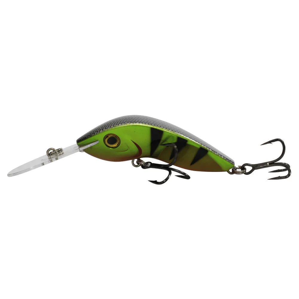 Wilson SlickBack 90mm Hard Body Fishing Lure - BANDED PERCH - Mansfield Hunting & Fishing - Products to prepare for Corona Virus