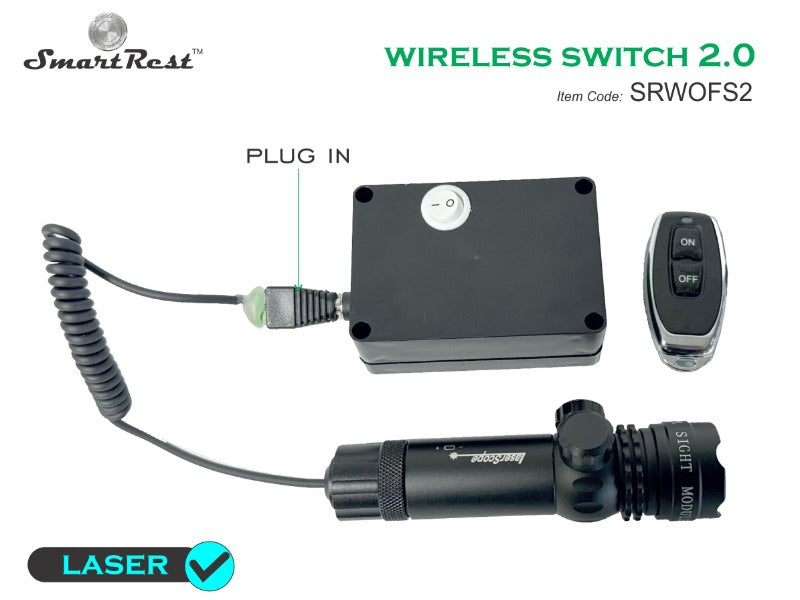 SmartRest Wireless On/Off 2.0 Laser Kit - - Mansfield Hunting & Fishing - Products to prepare for Corona Virus