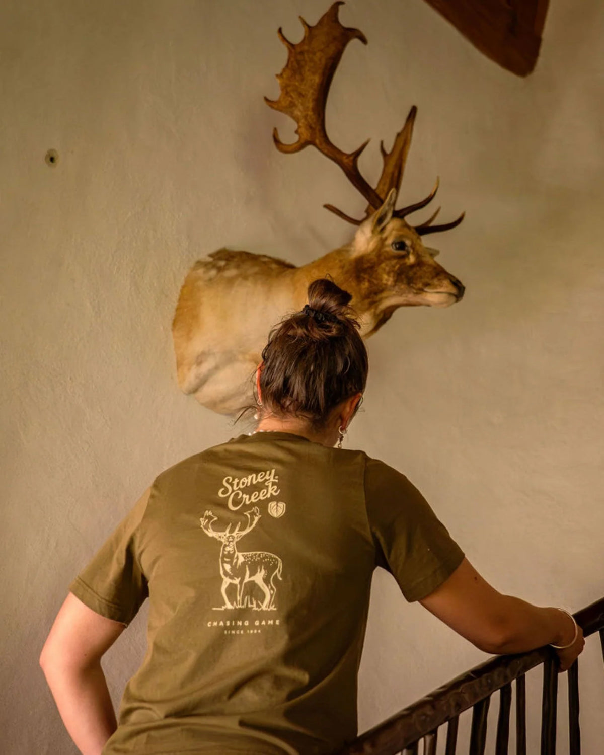 Stoney Creek Womens Chasing Game Fallow Tee
