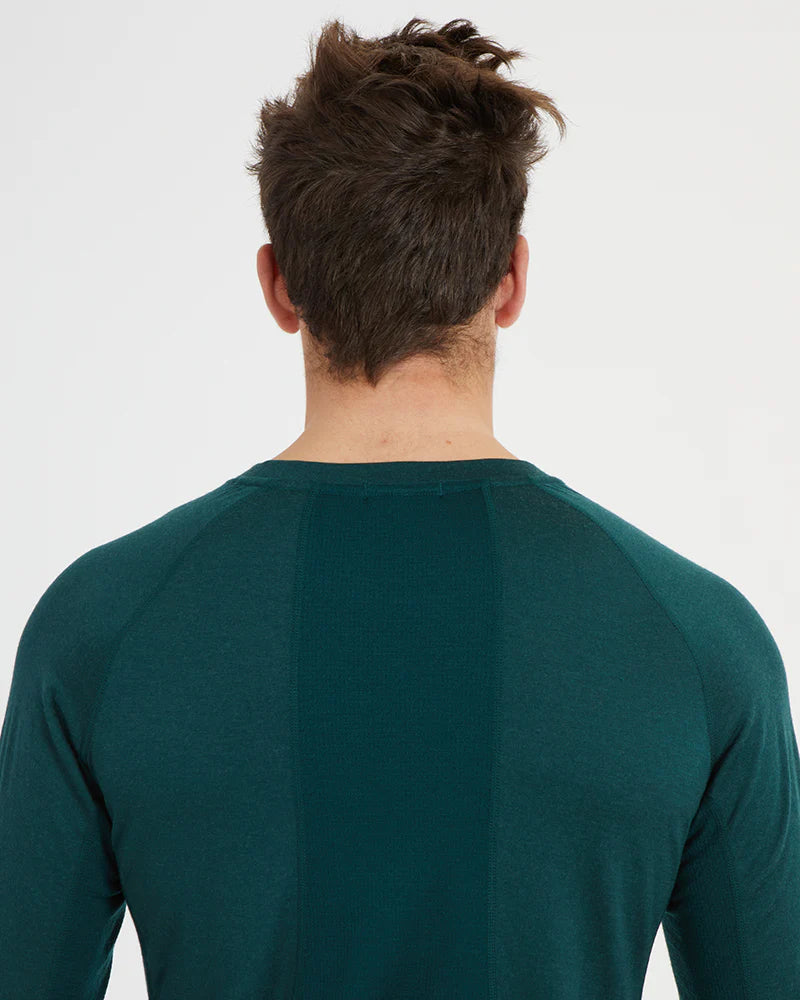 XTM Mens Active 200 Long Sleeve Crew Top 200GSM - Midweight