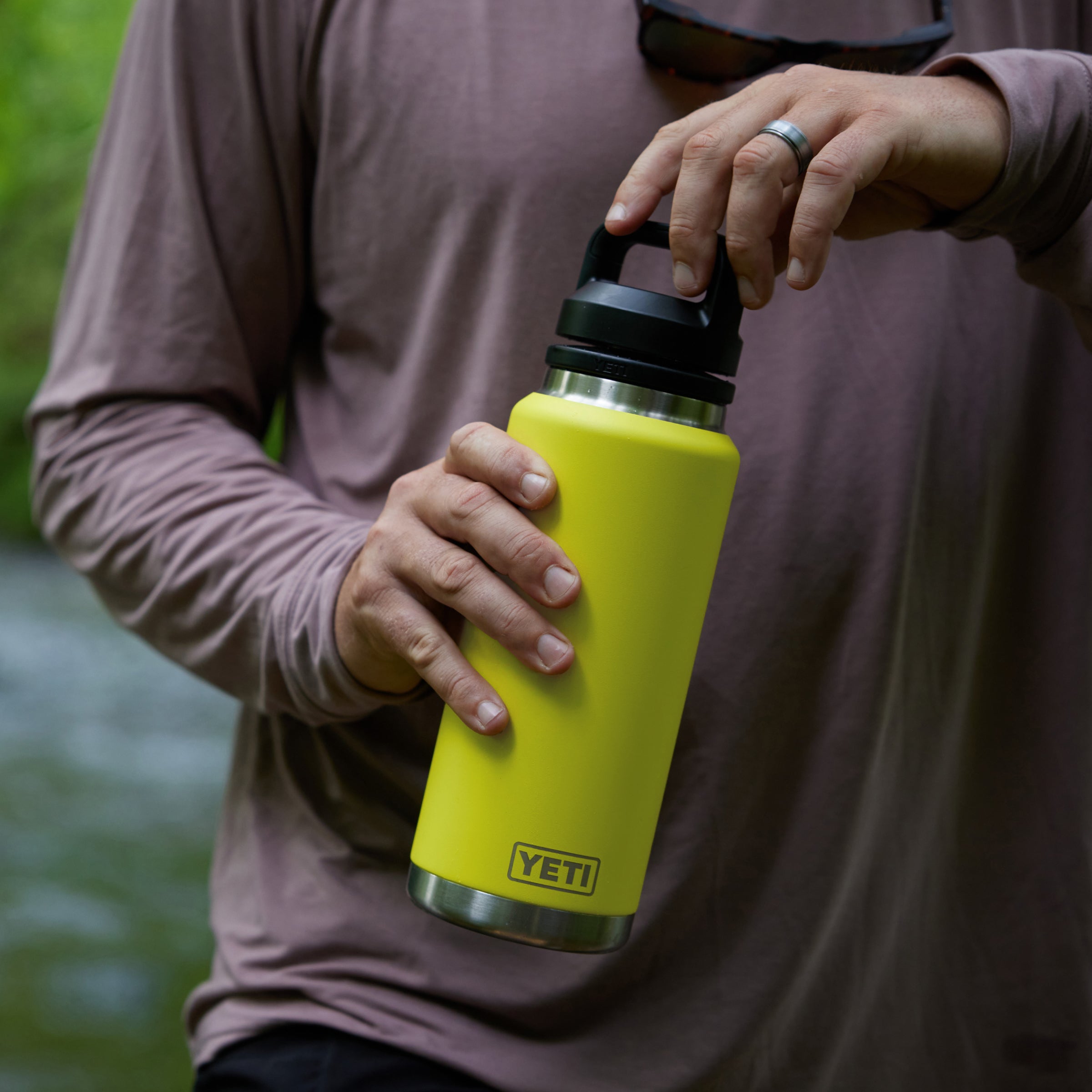 Yeti 36oz Bottle with Chug Cap (1065ml) - - Mansfield Hunting & Fishing - Products to prepare for Corona Virus