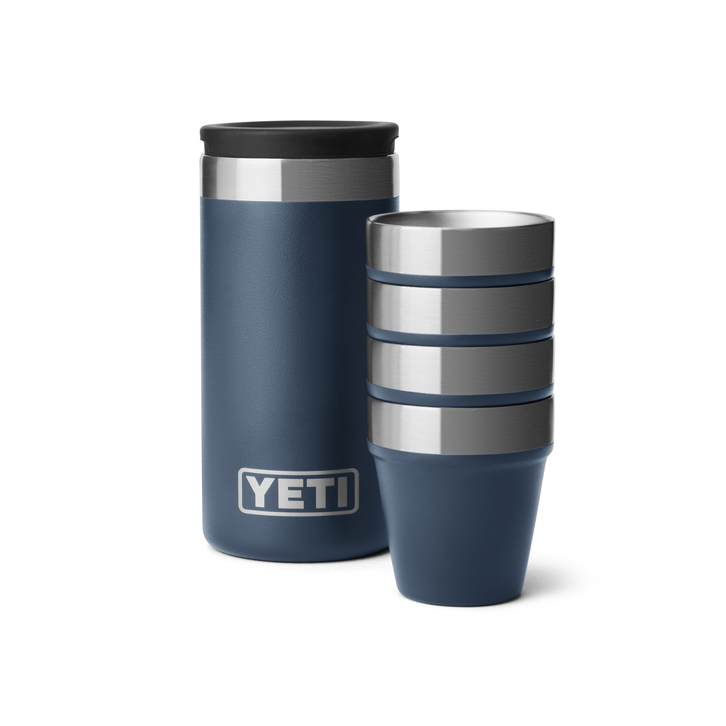 Yeti Shot Glasses & Case - NAVY - Mansfield Hunting & Fishing - Products to prepare for Corona Virus