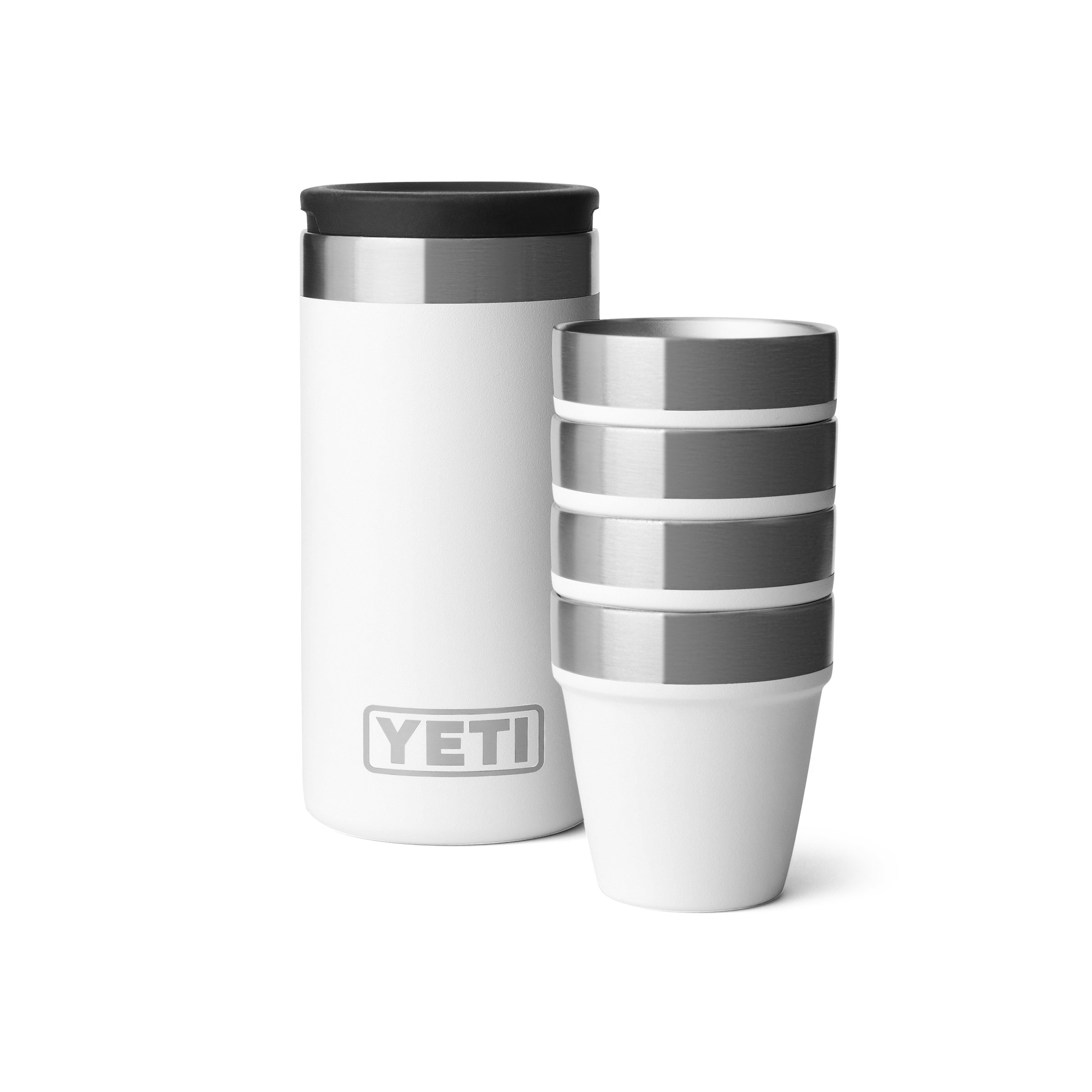 Yeti Shot Glasses & Case - WHITE - Mansfield Hunting & Fishing - Products to prepare for Corona Virus