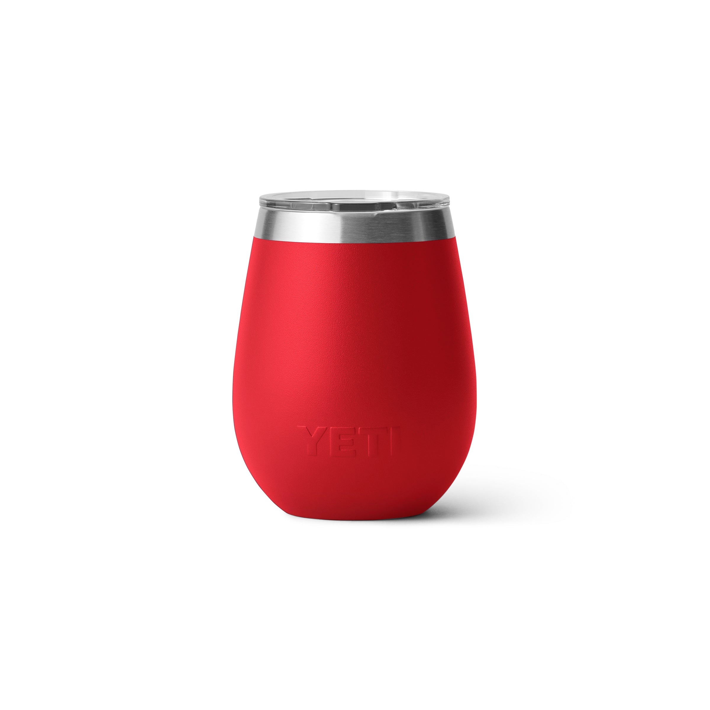 Yeti 10oz Wine Tumbler with MagSlider Lid - 10OZ / RESCUE RED - Mansfield Hunting & Fishing - Products to prepare for Corona Virus