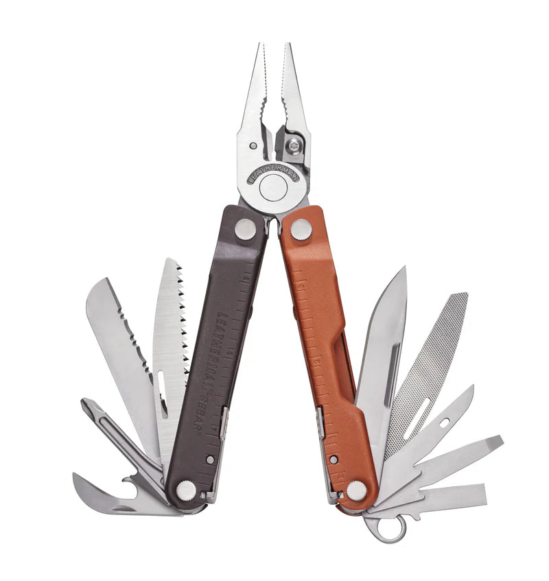 Leatherman Rebar Multi Tool Knife - Burnt Sienna with Sheath - - Mansfield Hunting & Fishing - Products to prepare for Corona Virus
