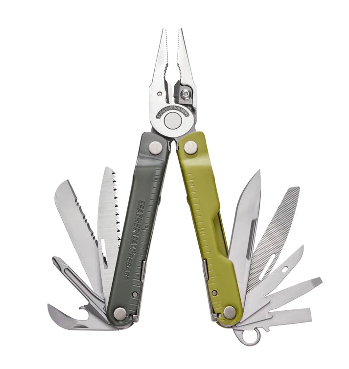 Leatherman Rebar Multi Tool  Knife - Mossy Slate with Sheath
