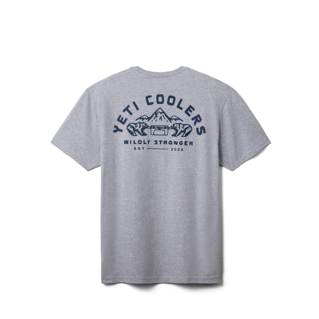Yeti Coolers Stonger SST T-Shirt - Heather Gray