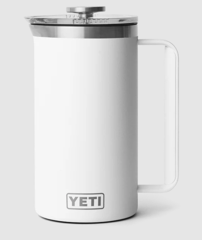 Yeti French Press - 34oz - WHITE - Mansfield Hunting & Fishing - Products to prepare for Corona Virus
