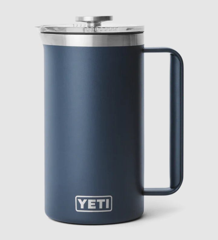 Yeti French Press - 34oz - NAVY - Mansfield Hunting & Fishing - Products to prepare for Corona Virus