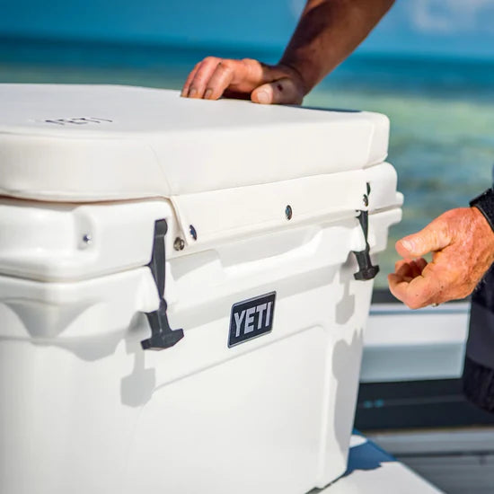 Yeti Tundra Seat Cushion White Vinyl V2 - - Mansfield Hunting & Fishing - Products to prepare for Corona Virus