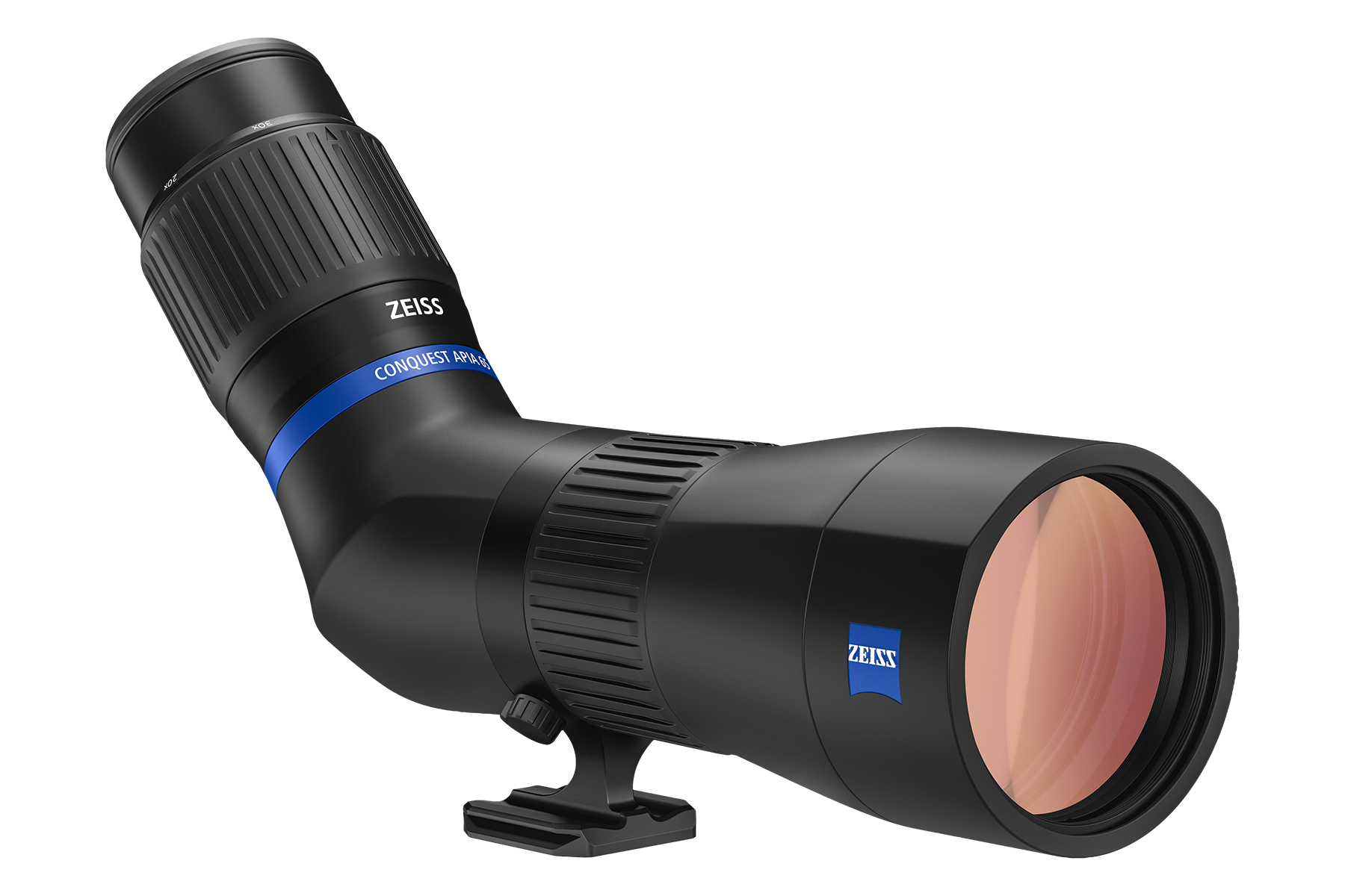 Zeiss Conquest Apia 20-50x65 Angled Spotting Scope - - Mansfield Hunting & Fishing - Products to prepare for Corona Virus