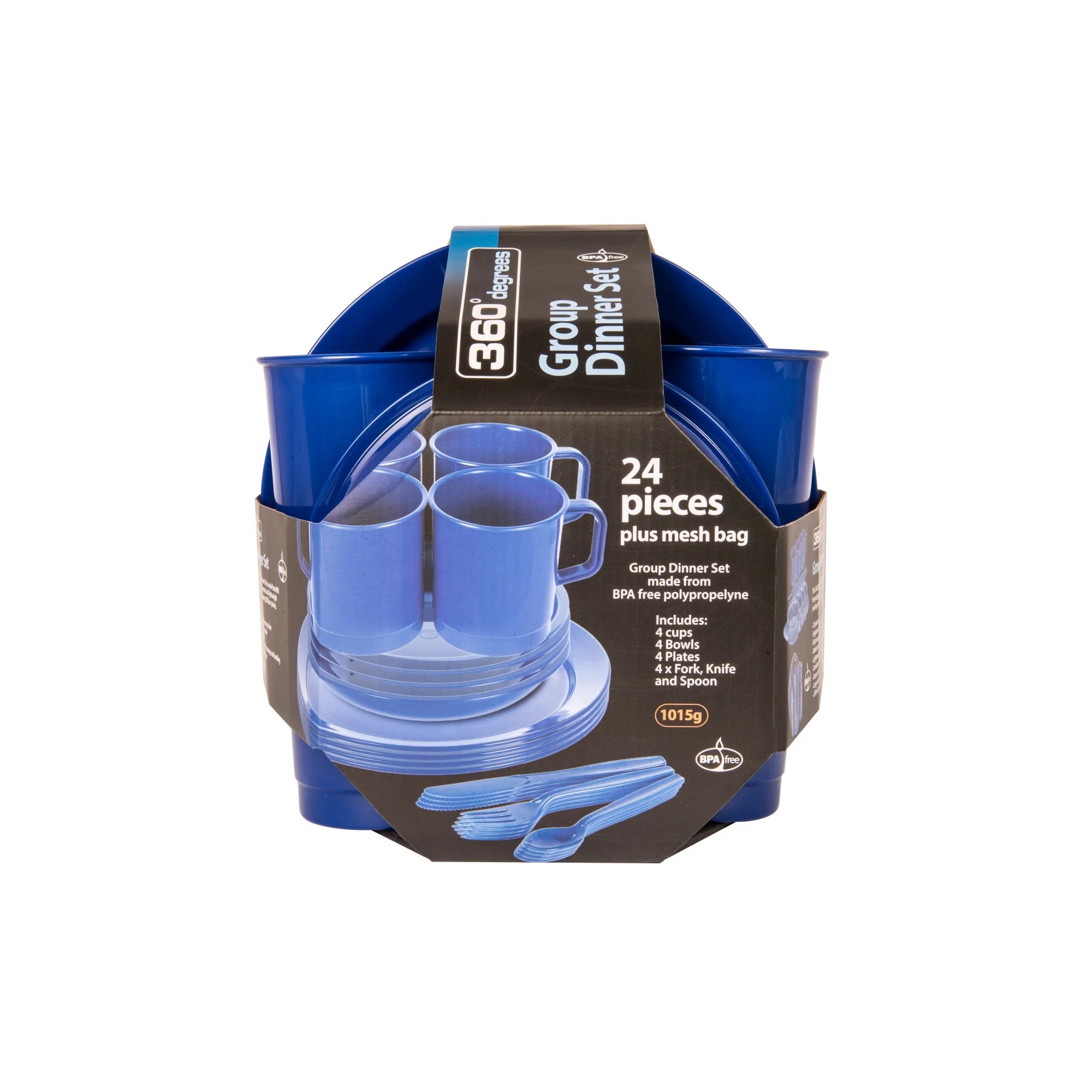 360 Degrees Group Dinner Set 24 Pieces -  - Mansfield Hunting & Fishing - Products to prepare for Corona Virus