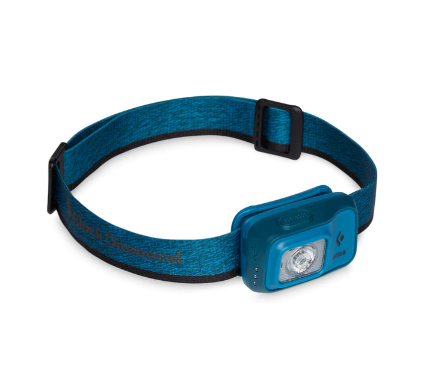 Black Diamond Astro 300-R Rechargeable Headlamp - AZUL - Mansfield Hunting & Fishing - Products to prepare for Corona Virus