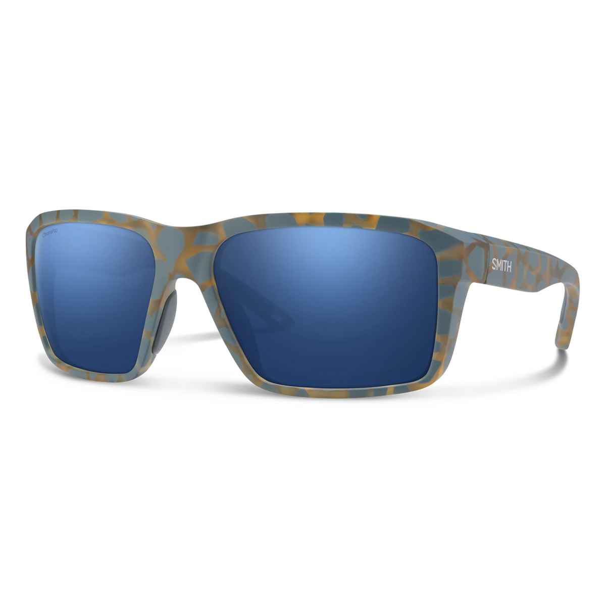 Smith Optics Backcast Matte Flint/Tarmac Frame Chromapop Glass Dark Blue Mirror Lens - - Mansfield Hunting & Fishing - Products to prepare for Corona Virus