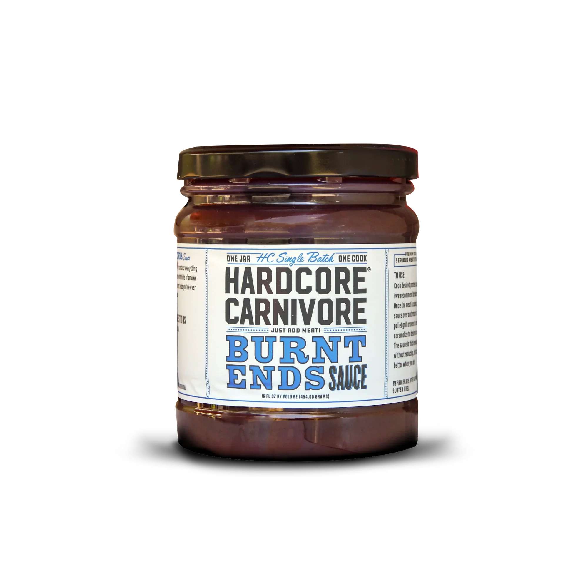 Hardcore Carnivore Burnt Ends Sauce - 454g - - Mansfield Hunting & Fishing - Products to prepare for Corona Virus