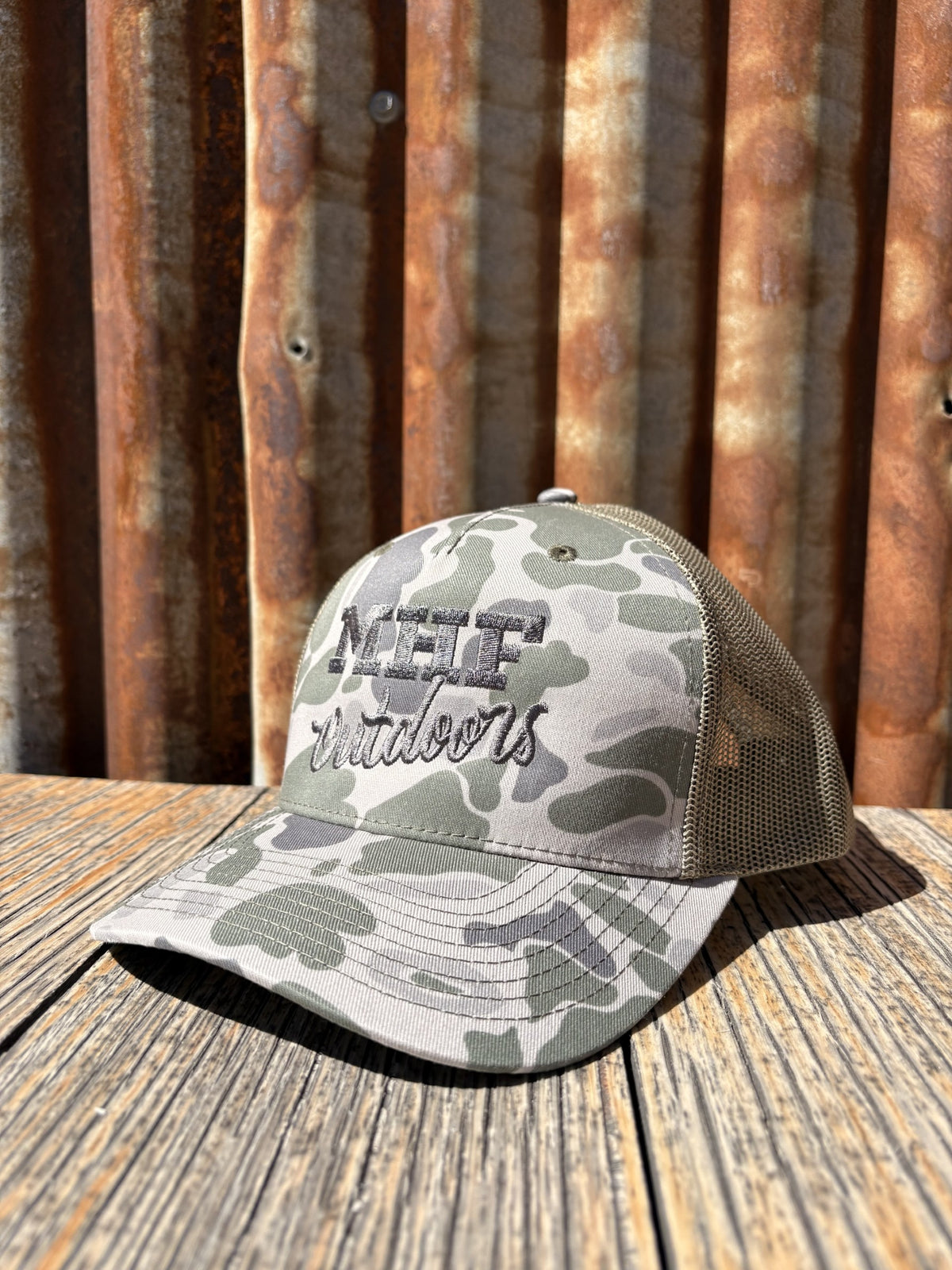 MHF Outdoors Marsh Duck Camo Trucker Cap