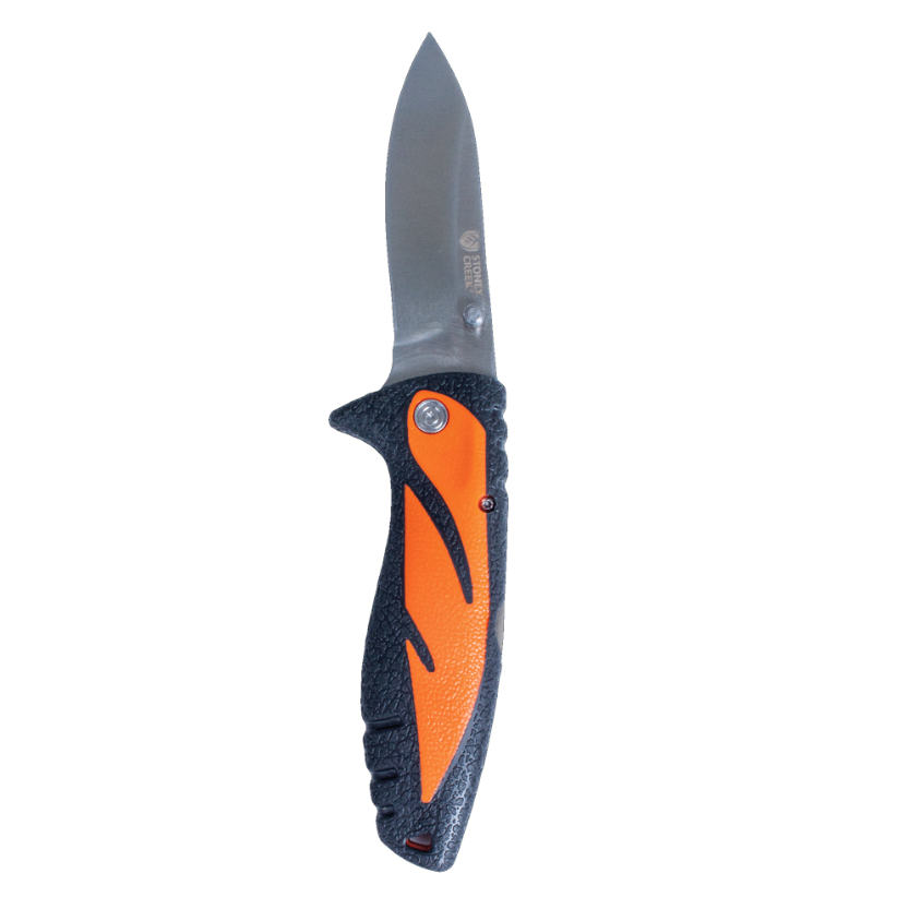 Stoney Creek Folding Drop Point Knife - - Mansfield Hunting & Fishing - Products to prepare for Corona Virus