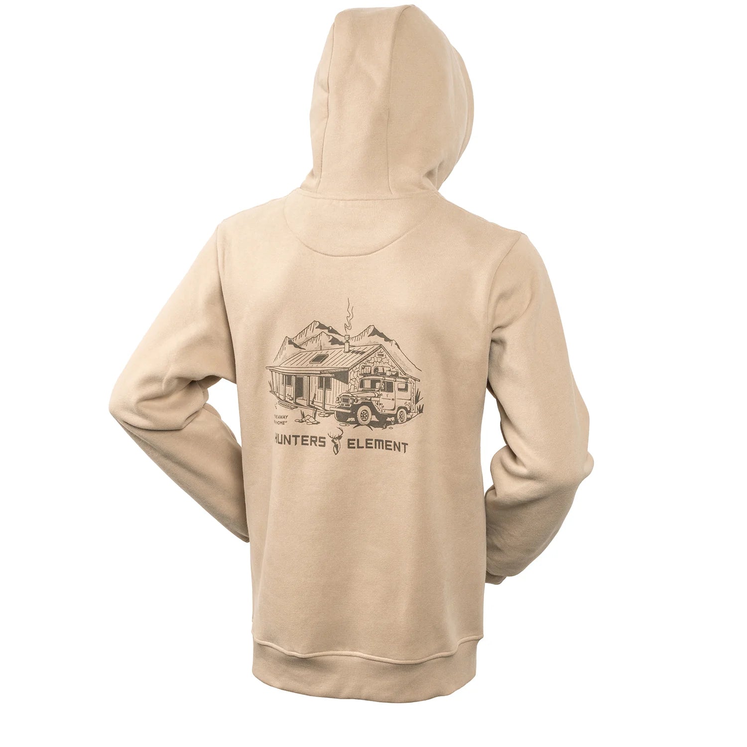 Hunters Element Hide Away Hoodie - S / SAND - Mansfield Hunting & Fishing - Products to prepare for Corona Virus