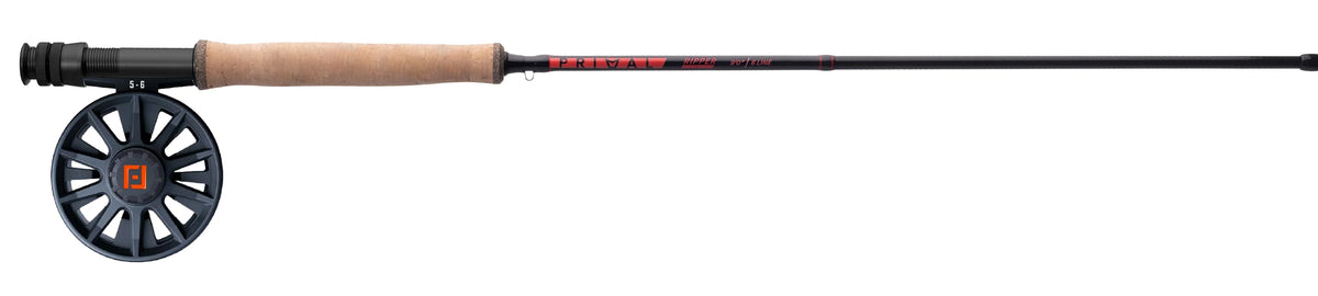 Primal Ripper 9Ft 6Wt Fly Rod Combo With Surge Reel - P Tube - - Mansfield Hunting & Fishing - Products to prepare for Corona Virus