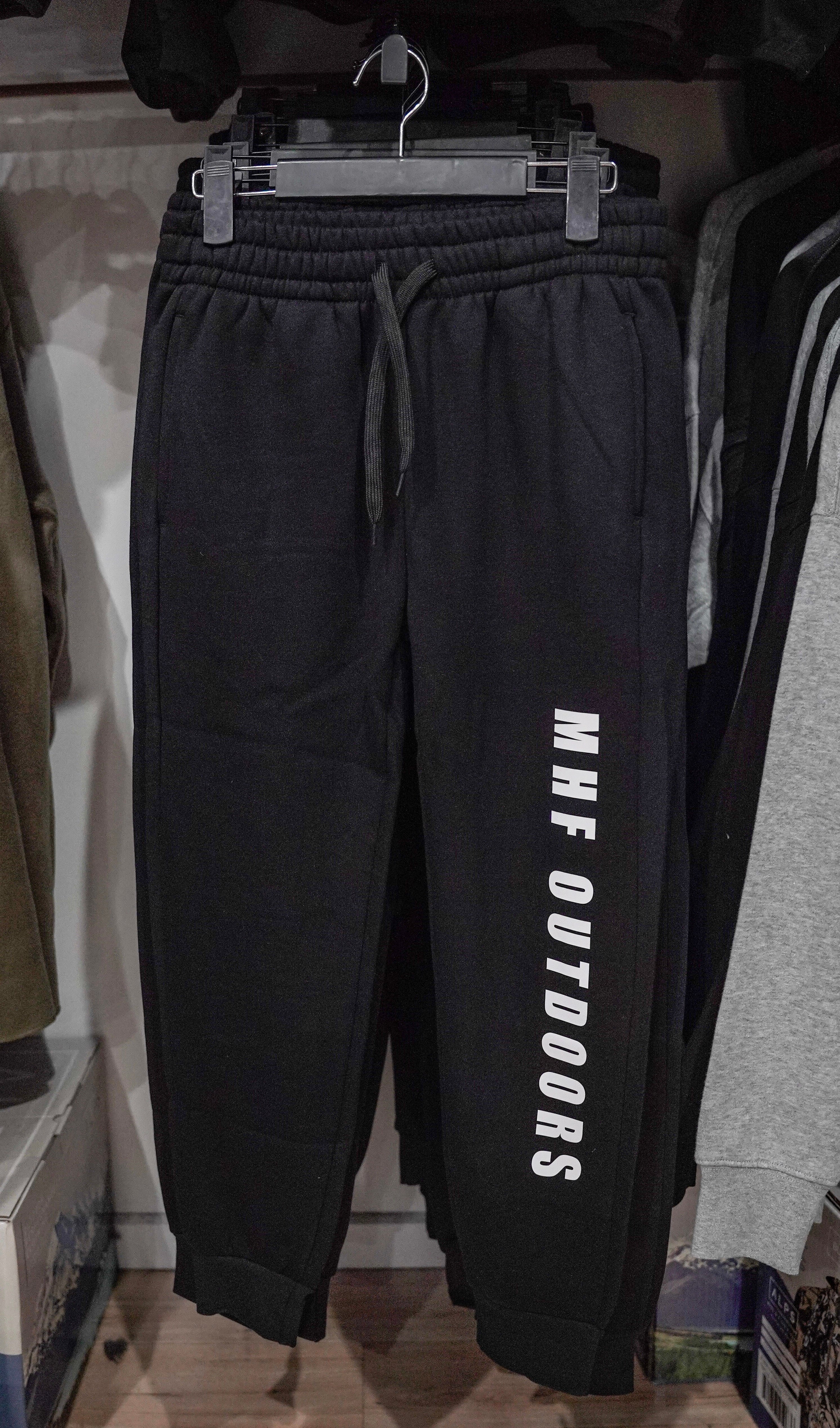 MHF Outdoors Trackies - Black - XXS - Mansfield Hunting & Fishing - Products to prepare for Corona Virus