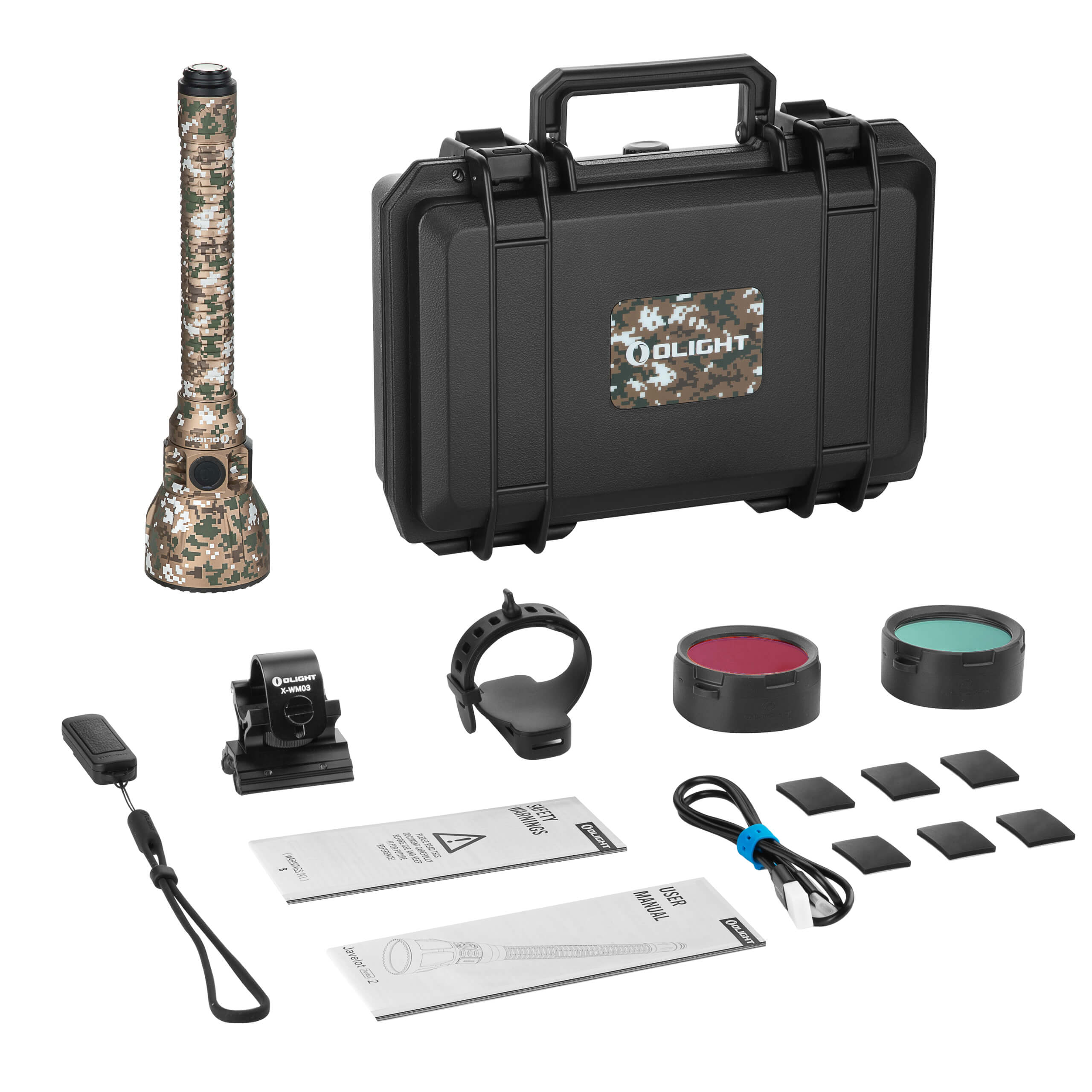 Olight Javelot Turbo 2 Powerful Hunting Torch - Camo - - Mansfield Hunting & Fishing - Products to prepare for Corona Virus